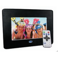 Digital Picture Frame w/ 7.00" Screen (Faux Wood Or Brushed Metal Finish)